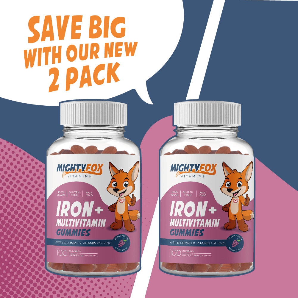 Iron Gummies - Mighty Fox Vitamins