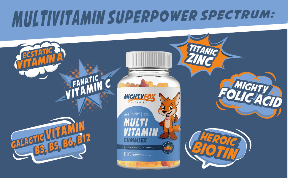 Multivitamin Gummies - Mighty Fox Vitamins